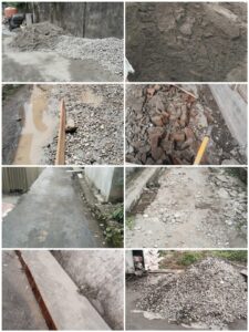 JALAN COR BETON RT 04 RW 02 KELURAHAN TALANG JAWA UTARA LAHAT  TA 2025 DIDUGA AJANG KORUPSI LURAH