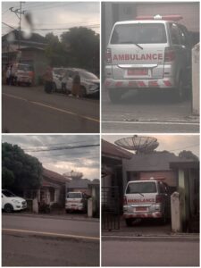 DIDUGA MOBIL AMBULANS BG 7059 EZ PUSKESMAS SENABING LAHAT ALIH FUNGSI TRANSPORTASI ANGKUTAN ANTAR JEMPUT PEGAWAI DIDUGA MOBIL AMBULANS BG 7059 EZ PUSKESMAS SENABING LAHAT ALIH FUNGSI TRANSPORTASI ANGKUTAN ANTAR JEMPUT PEGAWAI